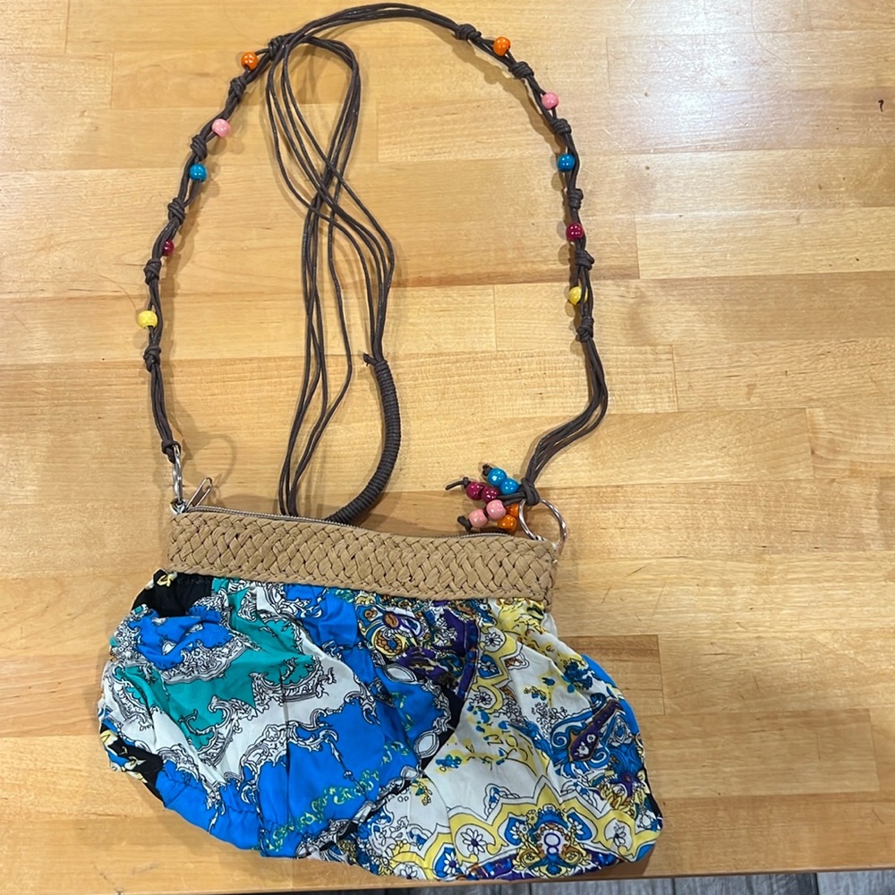 Purse with beading and boho style